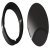BachM Loop Round Cbl Outlet D80mm Zinc Alloy Black