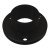 Loox WithRobe End Supports Zinc Alloy Black