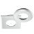 Loox5 LED2040/3008 Bezel Rectangle D40mm Plastic Polished Brass