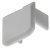 Loox5 2190 Profile SM Endcaps Plastic Silver