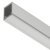 Loox5 2101 Profile SM 3.0m Aluminium/Plastic OplSlv