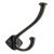 Allia Hat+Coat Hook 160x40x70mm C.Iron