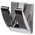 Coat Hook Dbl 22mm Fixing Centres Zinc Alloy Chrome Gloss