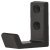 Coat Hook 13x26x36mm 14mm Fixing Centres Anodised Black