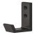 Coat Hook 25x46.5x70 Anodised Black