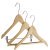 Coat Hanger Hardwood Hooked-Skirt Clips