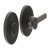 Bari D50mm Escutcheon WC/Turn Zinc Alloy MB