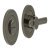 Bari D50mm Escutcheon WC/Turn Zinc Alloy BN