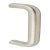 D Shaped Pull Handle BT 600mm Fixing Centres 304 SSS
