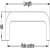 Pull Handle BT D19x305mm Fixing Centres Aluminium SAA