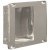 Flush Pull Handle 114x64mm Brass SNP
