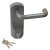 Outside Access Device w Lever Silver
