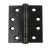 Butt Hinge 2BB Sqr 102x76mm Steel Black