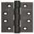 Hafele Butt Hinge Sqr 102x76mm 304 Stainless Steel MB