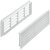 Door Ventilation Grille Rectangle 457x92mm Plastic Wht
