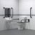 Nyma Pro Doc M Fixing Centres Toilet Set D.Grey 7016
