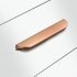 Nick Pull Handle Aluminium Brush Copper 160mm Fixing Centres - view 3