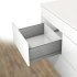 NPS Drawer Set w SC 70kg 186/500mm Silver 551.96.955