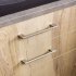 Graf 2 Bar Handle Aluminium Black 589/1178mm Fixing Centres - view 3