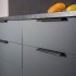 Ona Profile Handle Aluminium Bru Grey 256mm Fixing Centres - view 2