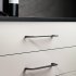 Curly D Pull Handle Zinc Alloy M.Black 320mm Fixing Centres - view 4
