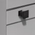 Augusta Knob+BP Zinc Alloy Polished Chrome 30x30mm - view 2