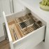 MX Mtl Drawer Sides Sgl 20kg 86/300mm Wht - view 2