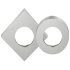 Loox Bezel Rectangle D65mm Steel Chrome - view 2