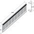 Ventilation Grille Phillips Slot 100x100mm Anodised Silver Fire Rated - view 3