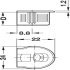 Rafix 20 Housing w Ridge 19mm Plastic White - view 2