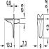 Shelf Support D3mm Plug Zinc Alloy Black - view 2