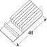 Tavinea Knife Block 423x28mm Vionaro Ash - view 2