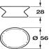 YoYo Knob Oak Lacq D56x28mm - view 3