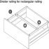 NPS Divider Rail CTL 1150mm Stn - view 4