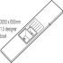 Minerva 3050x25mm RH Des Stainless Steel 1.5B G.Cry - view 2