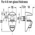 Cobra Gls Shelf Support 4-6mm Plug NP - view 3