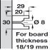 Wicker Baskets/Runs Set 600mm Beech/Nat - view 3