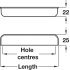 Odessa Cup Handle Zinc Alloy Bru Copper 128mm Fixing Centres - view 2