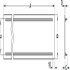 Ventilation Grille Rectangle 300x80mm Aluminium Gold - view 4