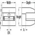 Shelf Clamp Support 8-10mm Screw Zinc Alloy Stainless Steel - view 3