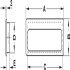 Aros Inset Handle Brs PNP/Matte 75x32mm - view 2