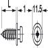 Modular Screw Collared D5x16.0mm Steel Galvanised - view 5