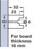 Beech Runner 32x449x30mm for 15/16mm - view 2