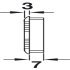 Vent Trim Rectangle D48mm Plastic Brown - view 5