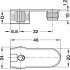 Rafix 20 Housing w Ridge 19mm Plastic White - view 3