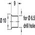 Socket D6.5mm Plug-In Steel NP - view 2