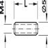 Thread Sleeve M4 5x18mm 24-29mm Steel Galvanised - view 2