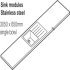 Minerva 3050x25mm RH Stainless Steel 1.0B Wht - view 2