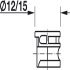 Minifix 15 Housing 13mm wo Rim Bright - view 4