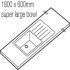 Maia 1800x42mm Lrg Stainless Steel 1.0B B.Sparkle - view 2